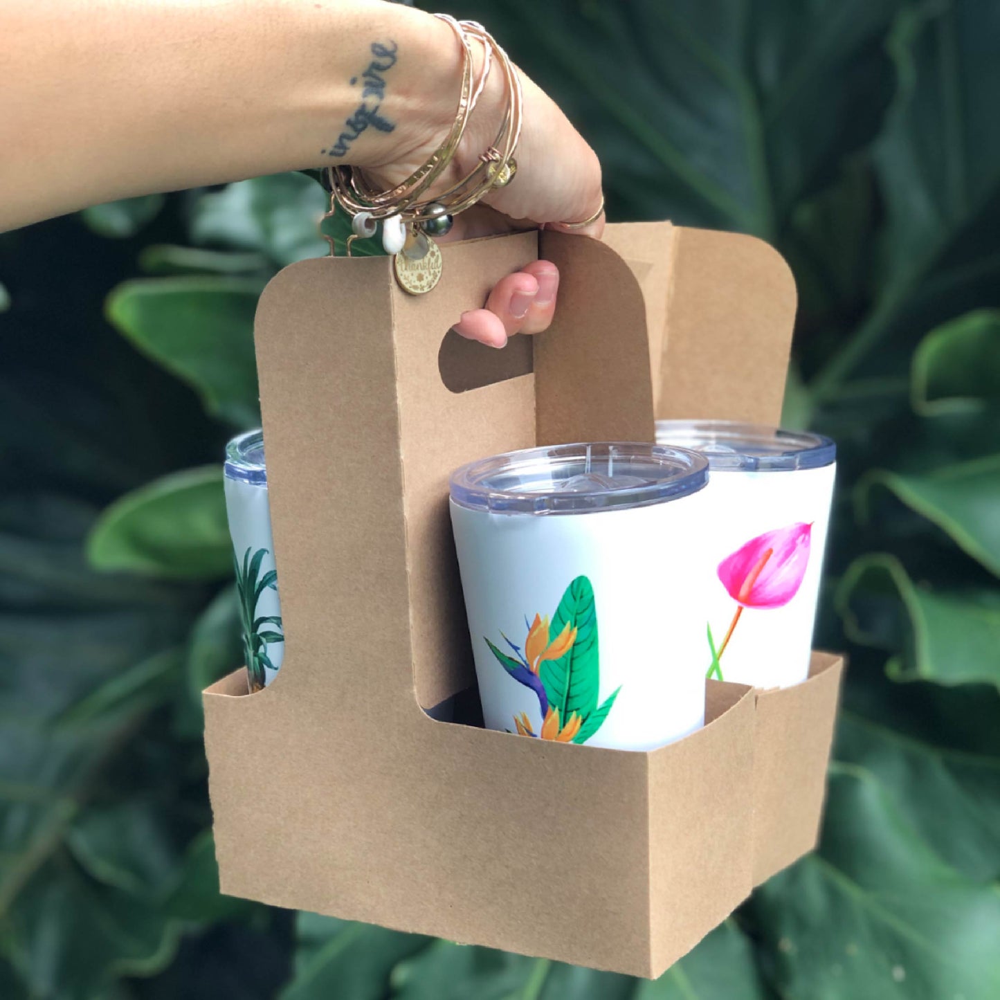 Single Anthurium - 16 oz Pint Cup
