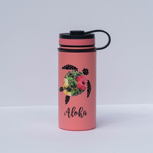 Aloha Honu - 16 oz Flask