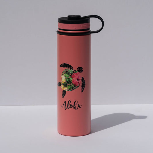 Aloha Honu - 24 oz Flask