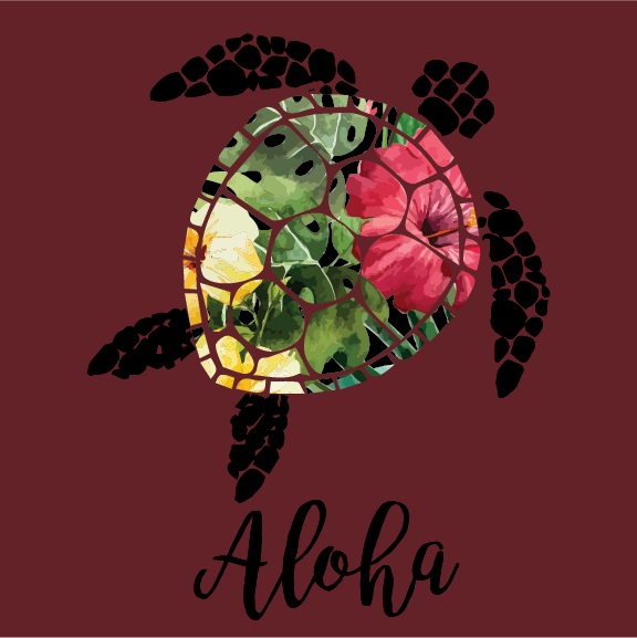 Aloha Honu - 24 oz Flask