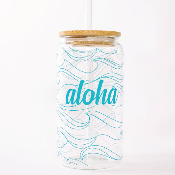 HI Seas - 16 oz Glass Can
