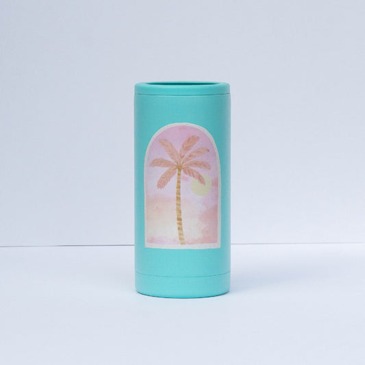 Island Palm - Slim Can Cooler