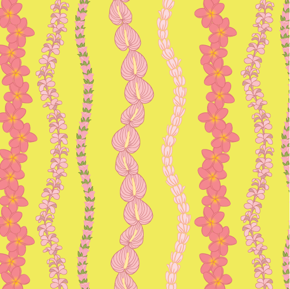 Lei Strands - Slim Can Cooler