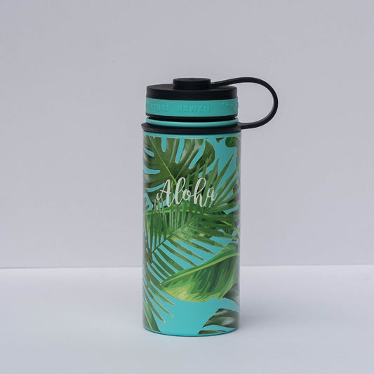 Palm Leaves - 16 oz Flask