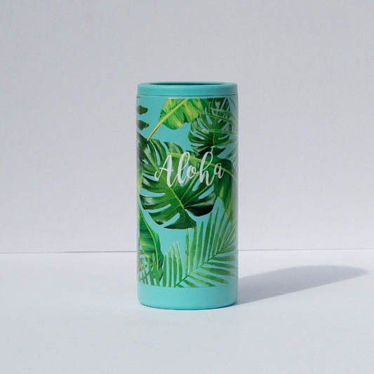 Palm Leaves - Slim Can Cooler