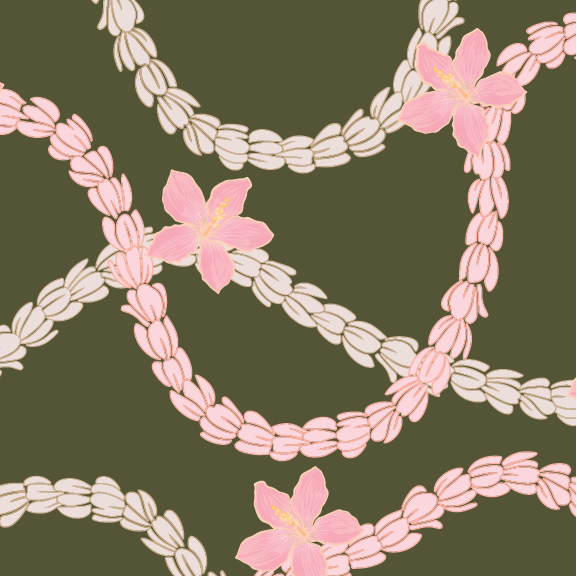 Pikake Lei - 20 oz Handle Cup