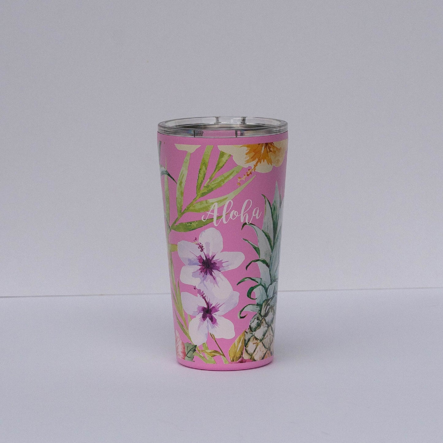 Pineapple Flowers - 16 oz Pint Cup