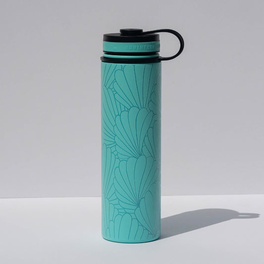 Shell Lines - 24 oz Flask
