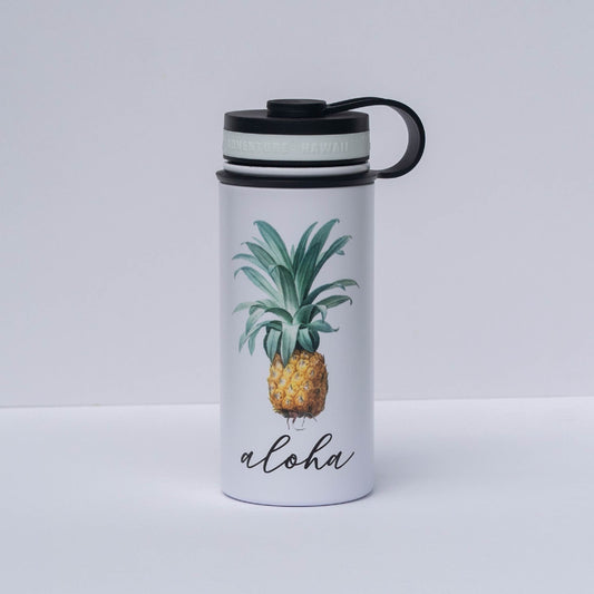 Single Pineapple - 16 oz Flask