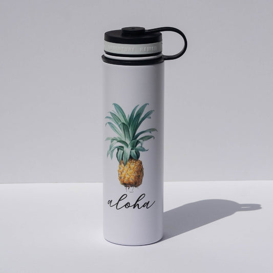 Single Pineapple - 24 oz Flask