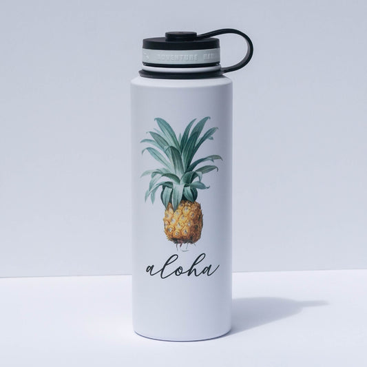 Single Pineapple - 40 oz Flask