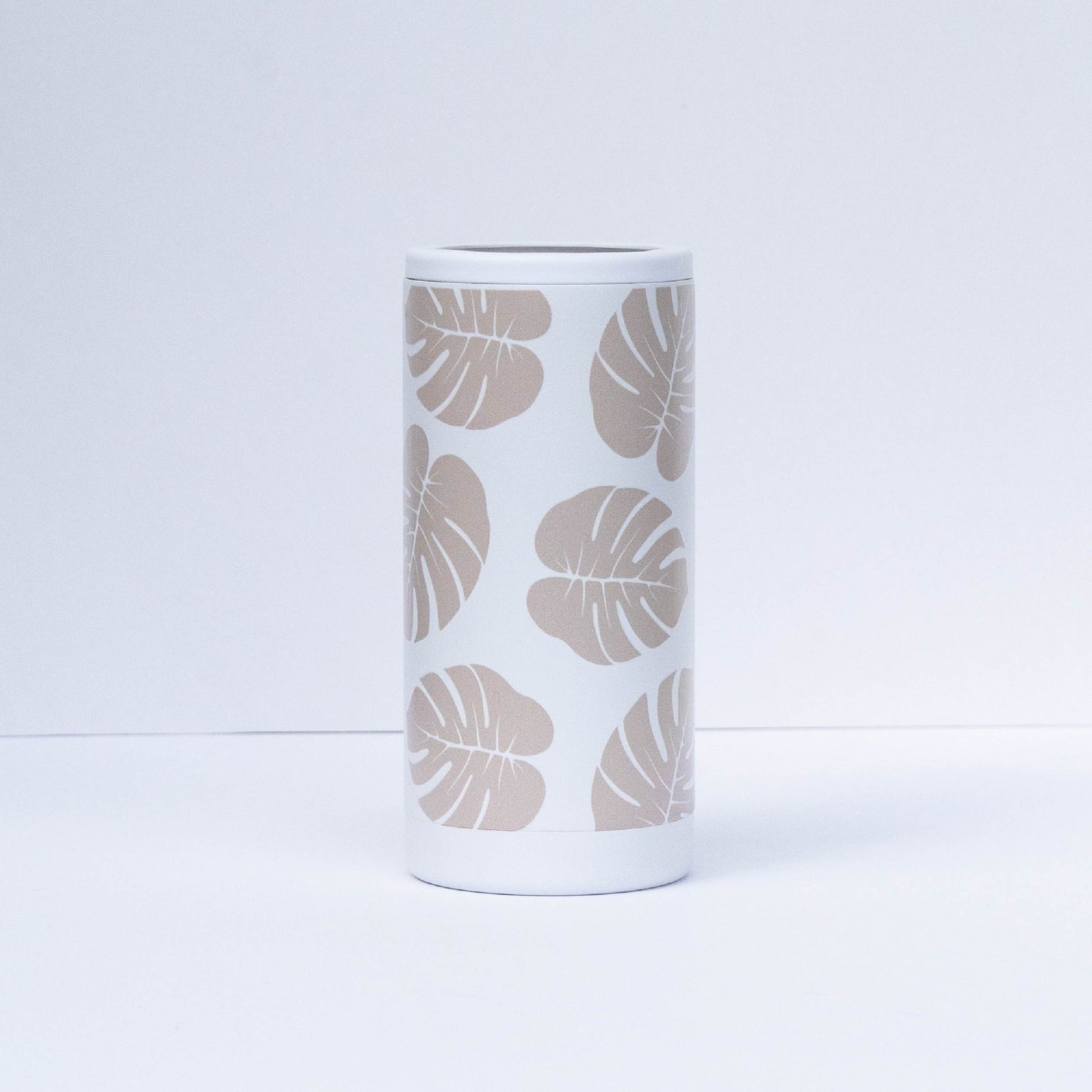 Tonal Monstera - Slim Can Cooler