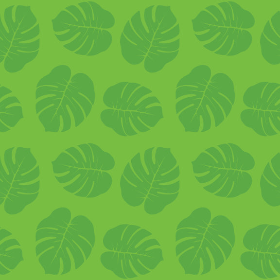 Tonal Monstera - 12 oz Baby Flask