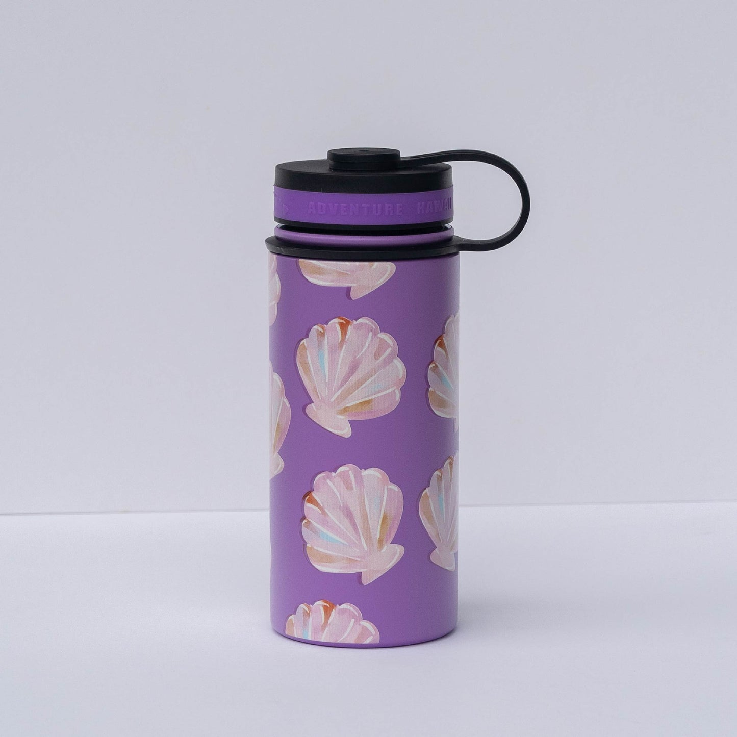 Watercolor Seashells - 16 oz Flask