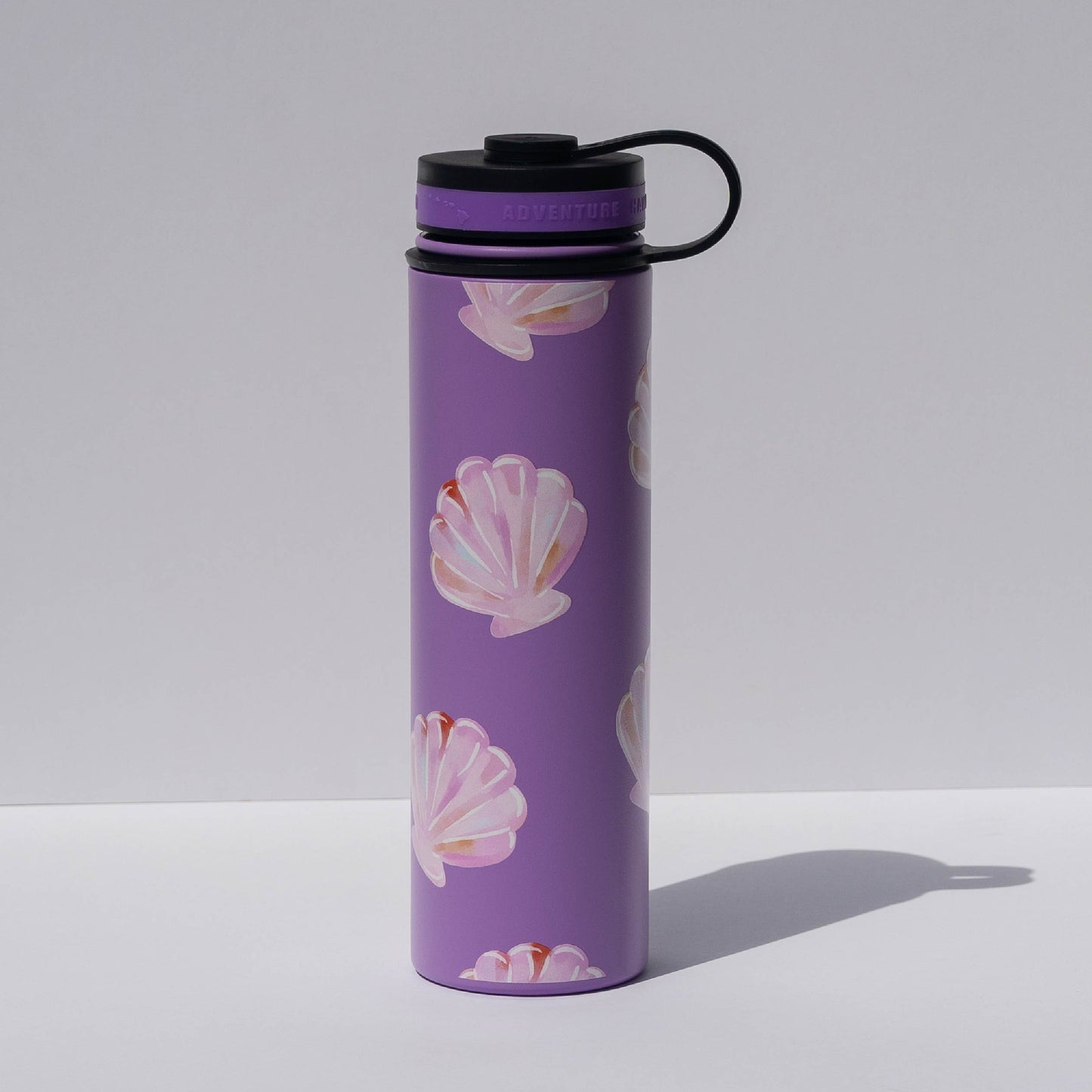 Watercolor Seashells - 24 oz Flask