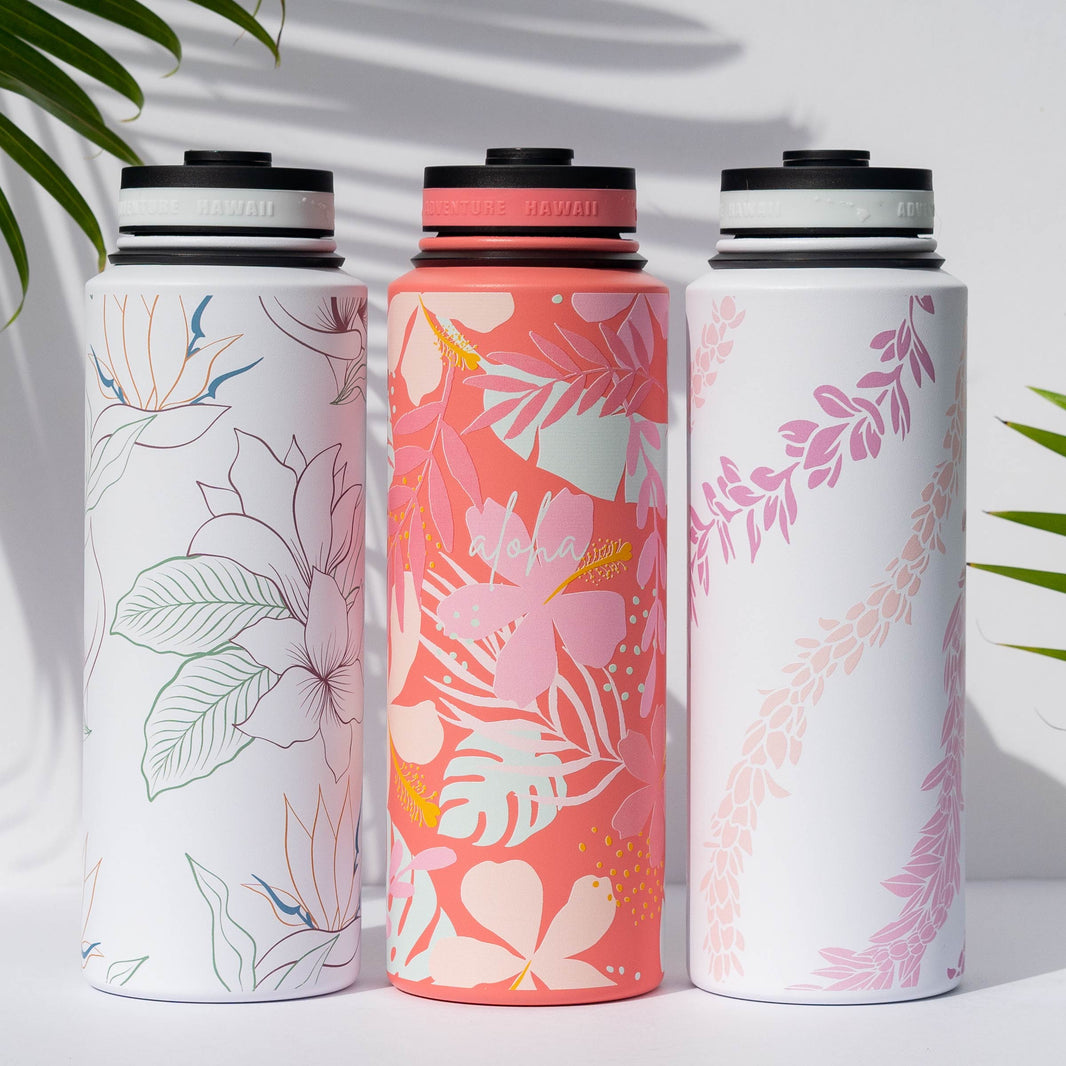 Adventure Hawai'i - Aloha inspired flasks printed in Hawai'i ...