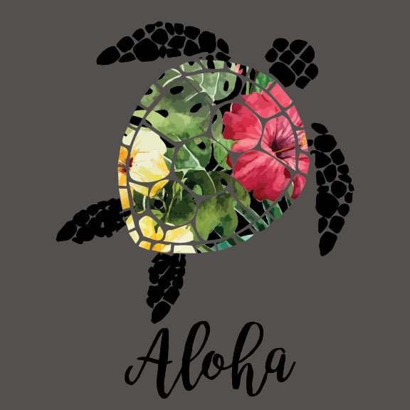 Aloha Honu - 24 oz Flask