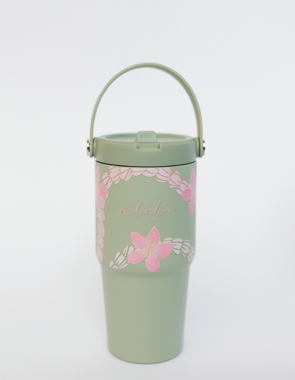 Pikake Lei - 20 oz Handle Cup