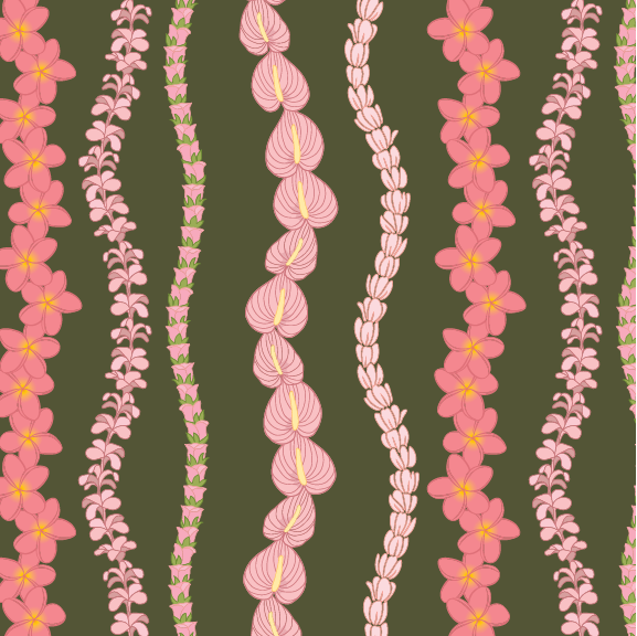 Lei Strands - 24 oz Flask