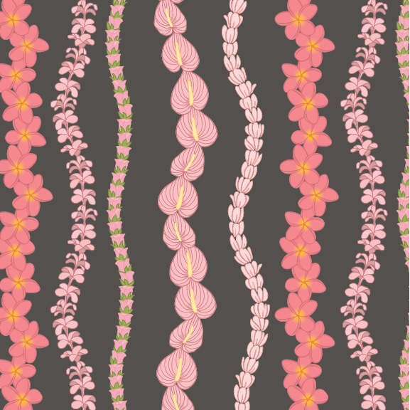 Lei Strands - 40 oz Flask