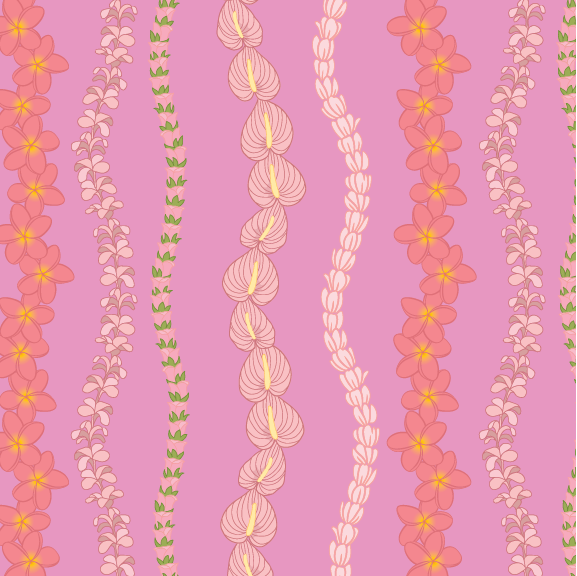 Lei Strands - 24 oz Flask