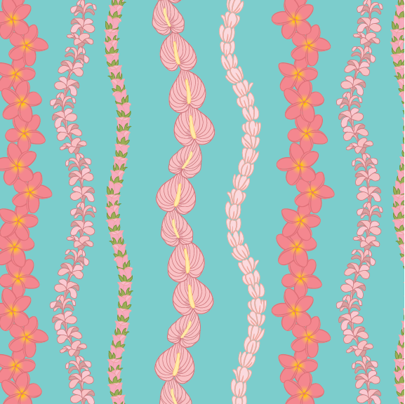 Lei Strands - 40 oz Flask