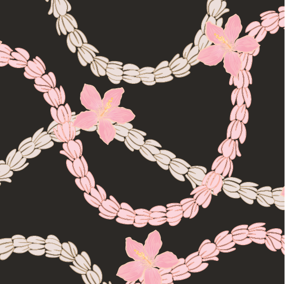 Pikake Lei - 40 oz Handle Cup