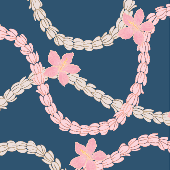 Pikake Lei - 20 oz Handle Cup