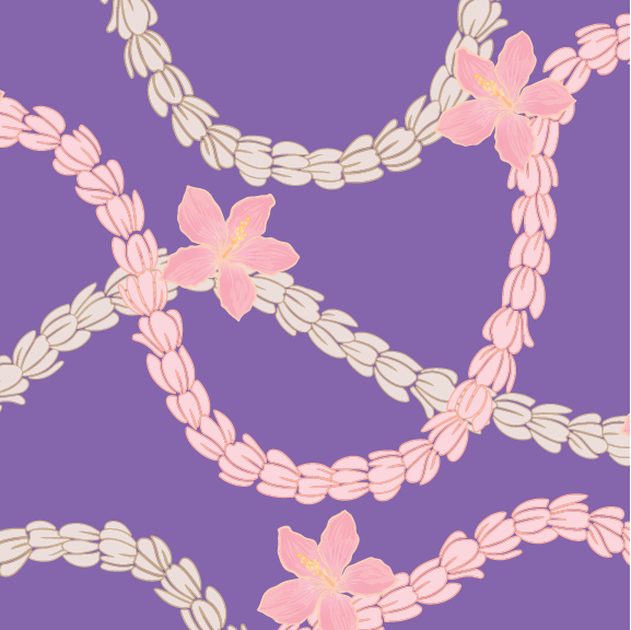 Pikake Lei - 24 oz Flask