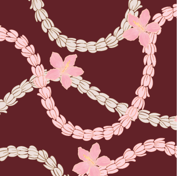 Pikake Lei - 24 oz Flask