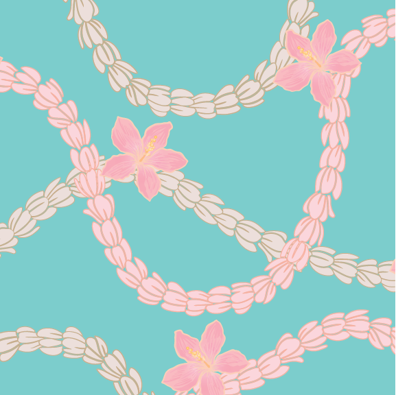 Pikake Lei - 24 oz Flask