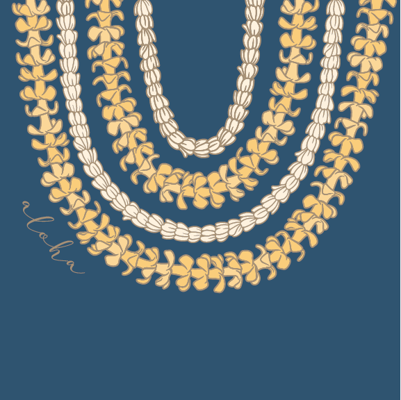 Puakenikeni Lei - 40 oz Handle Cup