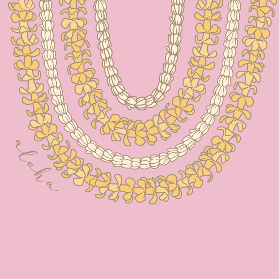 Puakenikeni Lei - 40 oz Handle Cup