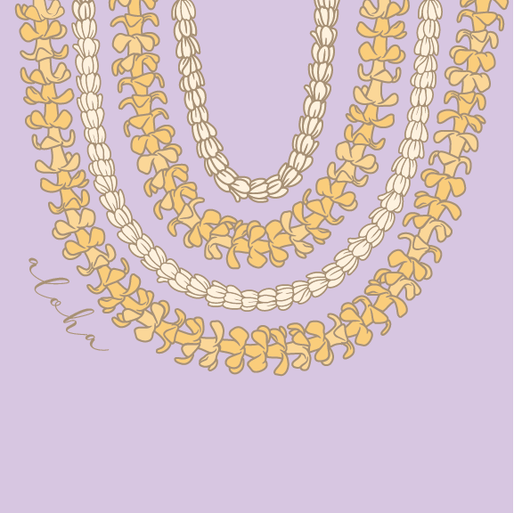 Puakenikeni Lei - 40 oz Handle Cup