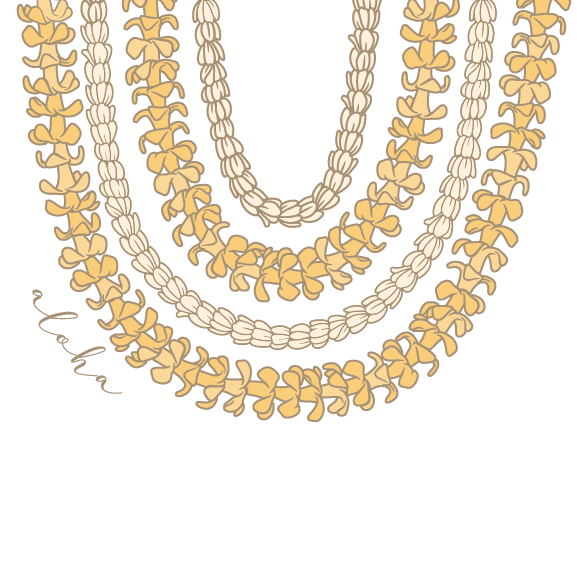 Puakenikeni Lei - 40 oz Handle Cup