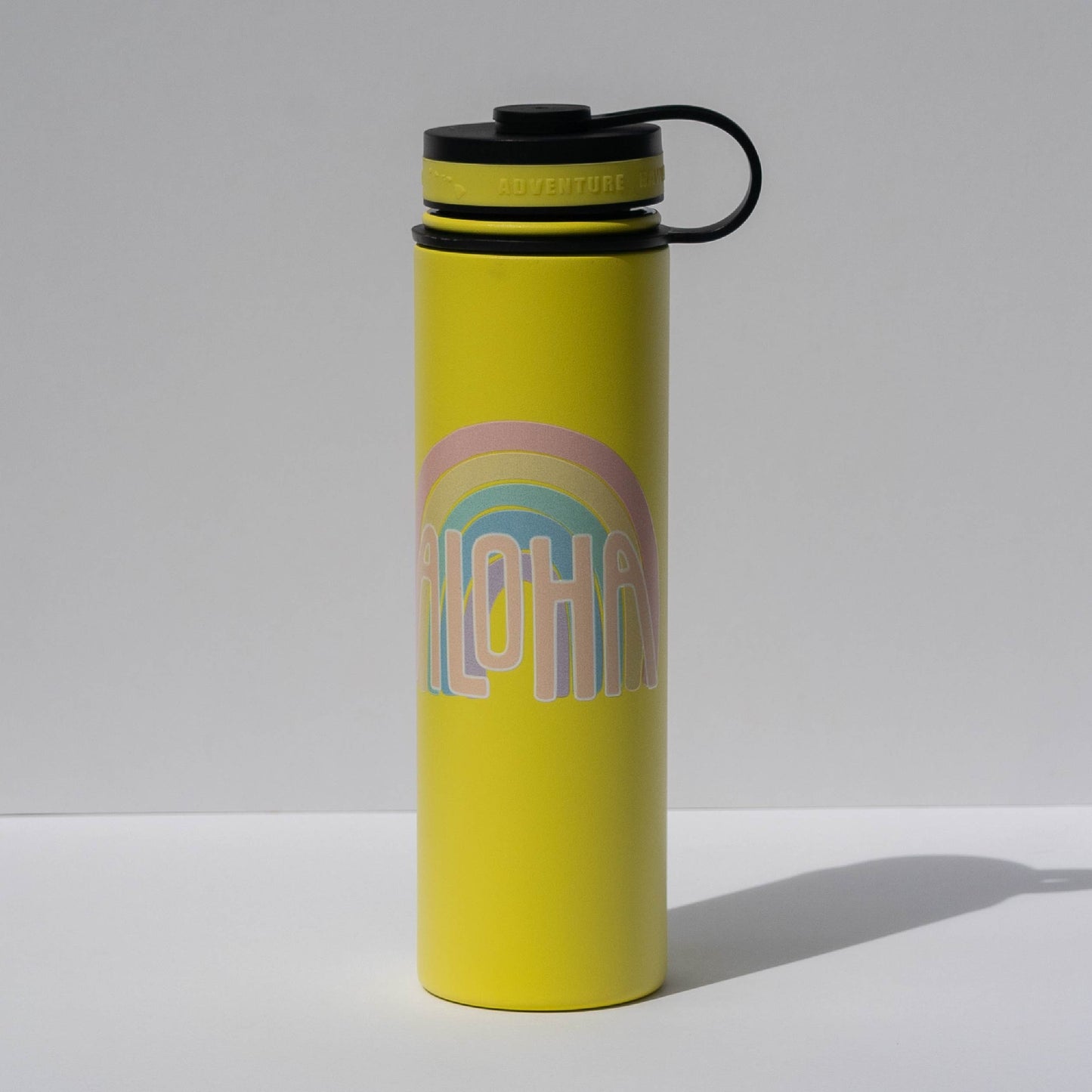 Rainbow Aloha - 24 oz Flask