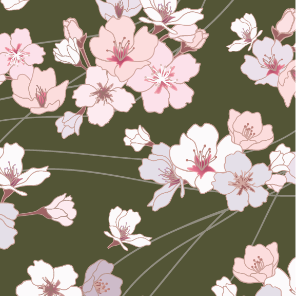 Sakura - 24 oz Flask