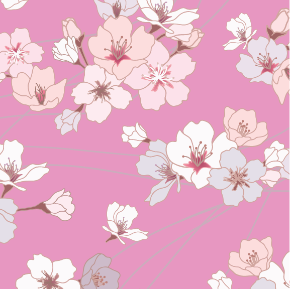 Sakura - 24 oz Flask