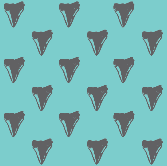 Shark Tooth - 40 oz Flask