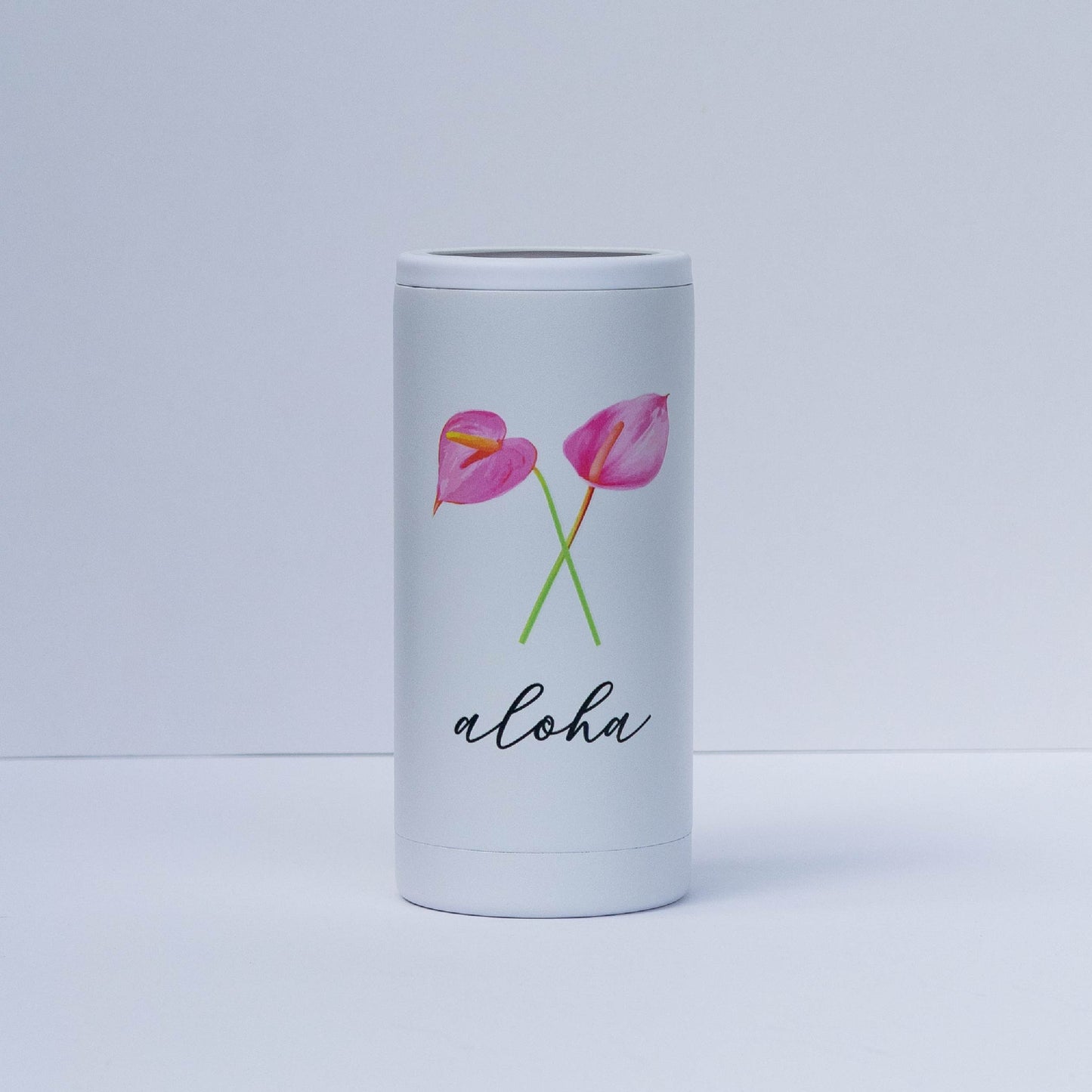 Single Anthurium - Slim Can Cooler