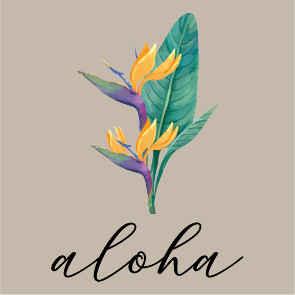 Single Bird of Paradise - 40 oz Flask