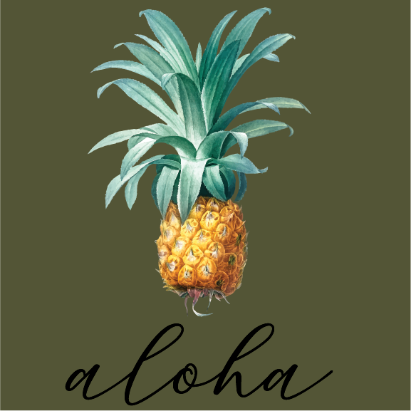 Single Pineapple - 16 oz Flask