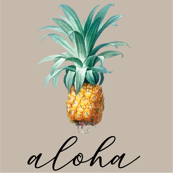 Single Pineapple - 40 oz Flask