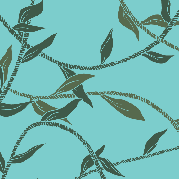 Ti Leaf Lei - Can Cooler
