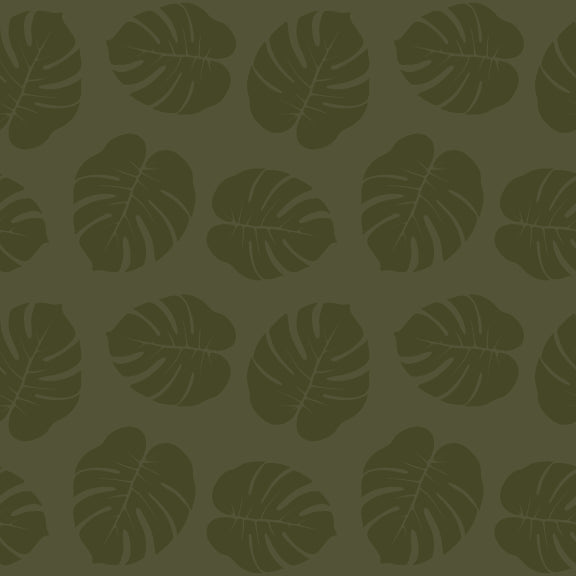 Tonal Monstera - Can Cooler