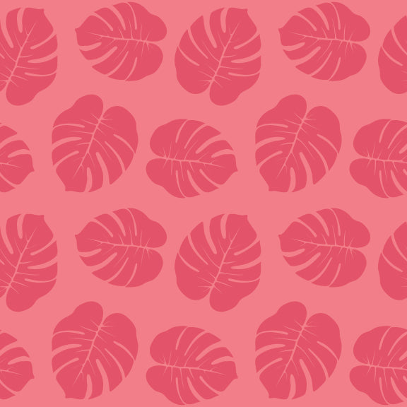 Tonal Monstera - Slim Can Cooler