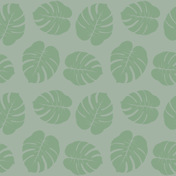 Tonal Monstera - 40 oz Flask