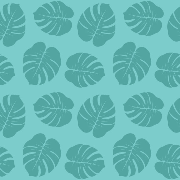 Tonal Monstera - 16 oz Flask