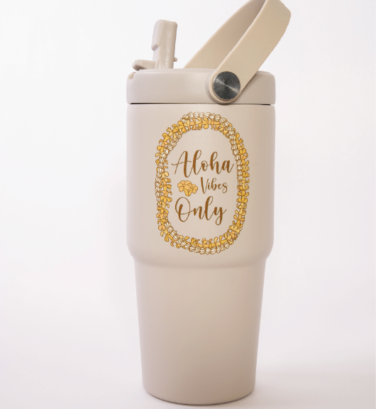 Lei Vibes - 20 oz Handle Cup