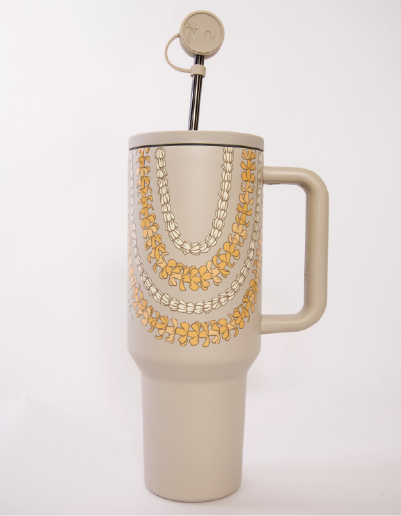 Puakenikeni Lei - 40 oz Handle Cup